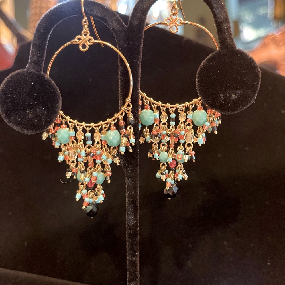 Good and turquoise earrings